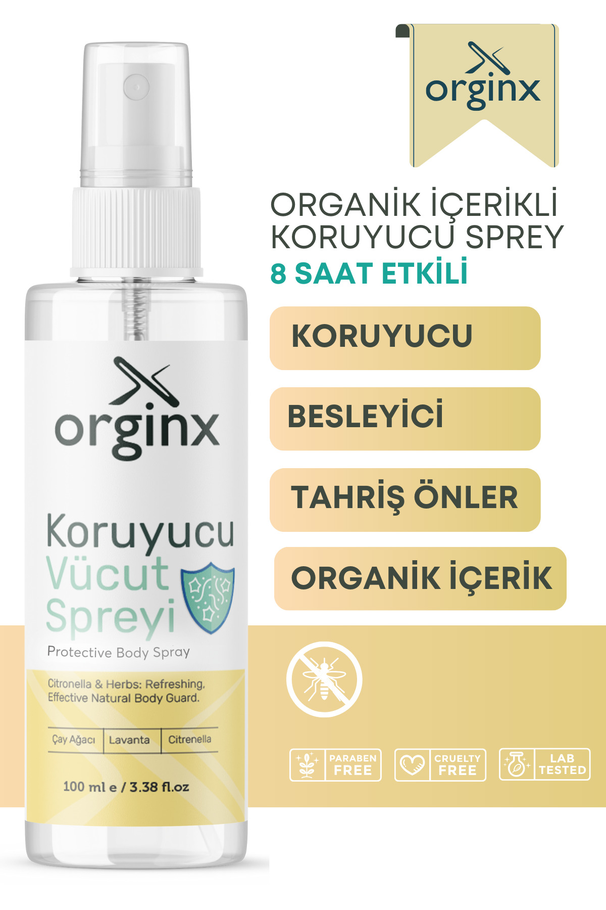 Sivrisinek ve Kene Kovucu Sprey Losyon — Aile Boyu 100 ml — görsel 1